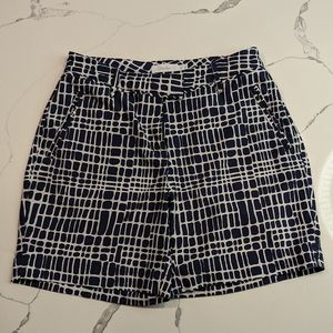 Lady Hagen Golf Shorts Size 2, 7" Navy White HydroDri With Spandex